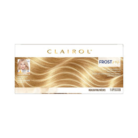 Clairol highlighting powder and developer cream displayed for easy mixing