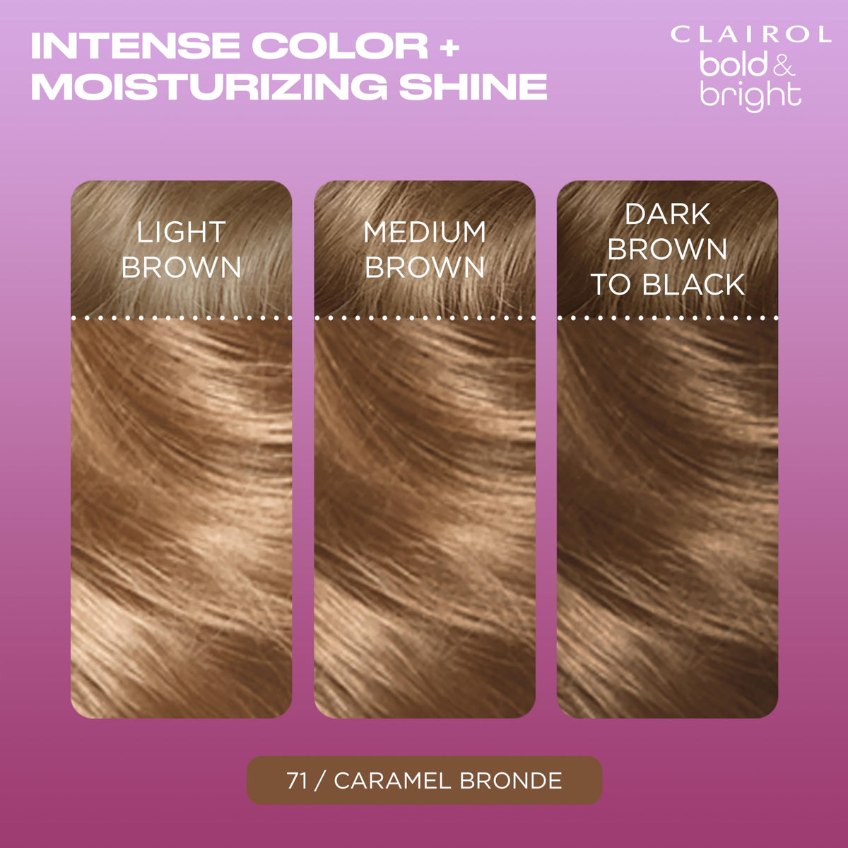 Clairol HydraShine Conditioner pouring to show moisturizing finish