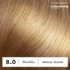 Clairol kit components laid out displaying bonding system contents