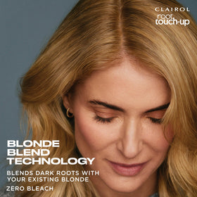 Clairol lifestyle image of blonde model showing natural salon finish