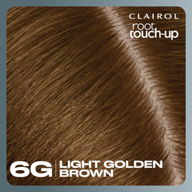 Clairol styled hair after touch-up showcasing natural blended finish