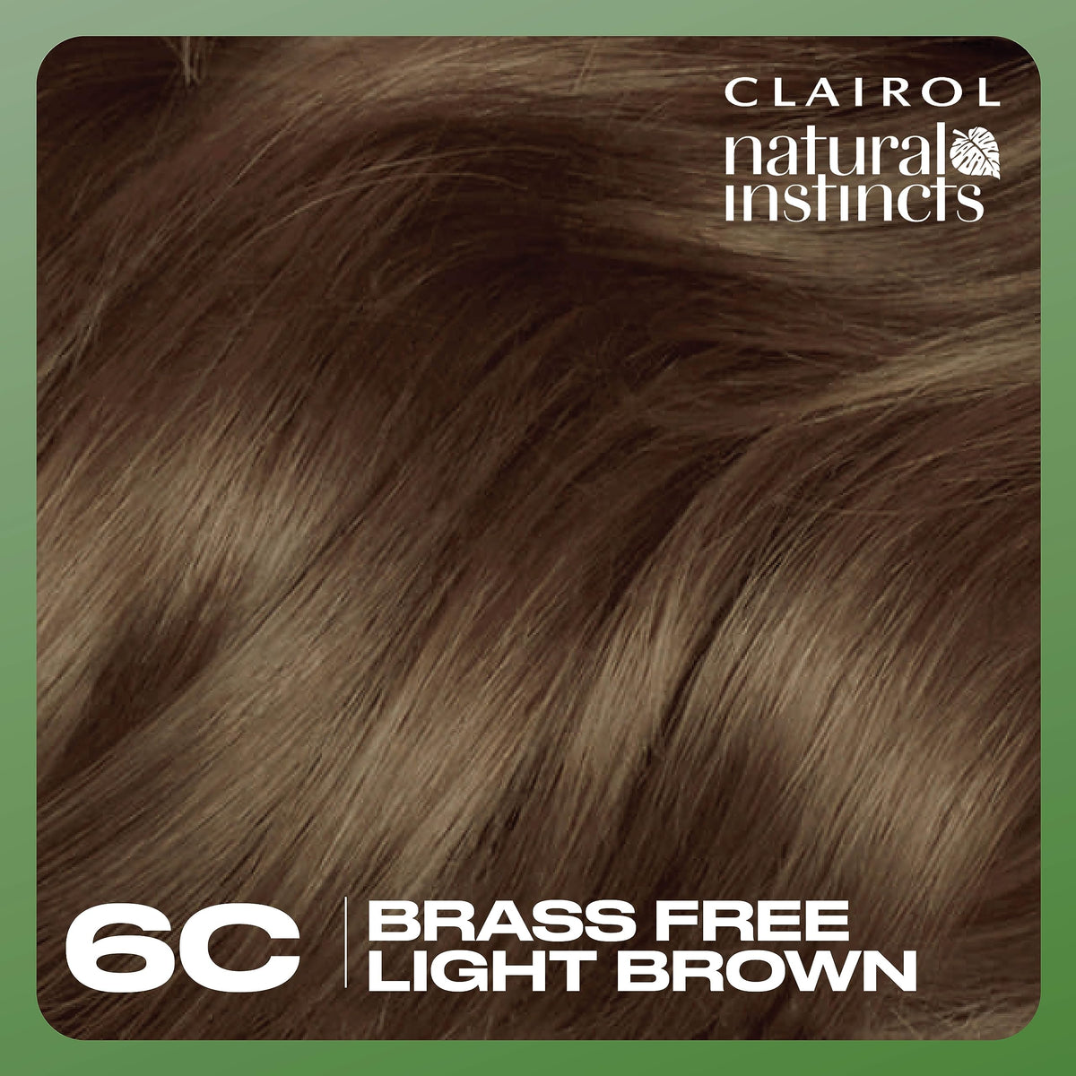 Size reference with Clairol kit next to everyday items showing kit scale benefit