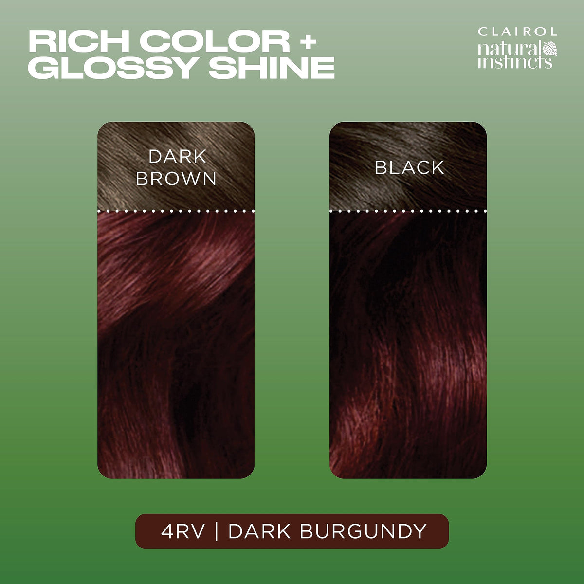 Close-up of Clairol cream texture highlighting easy blendability and coverage