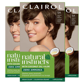 Clairol packaging front view showing Natural Instincts with clear shade