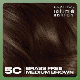 Clairol Natural Instincts ingredients label closeup highlighting coconut oil