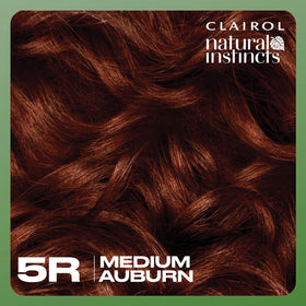 Pack of three Clairol Natural Instincts kits in hand for scale and quantity