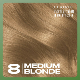 Clairol Natural Instincts box shown in hand to show pack size and scale benefit