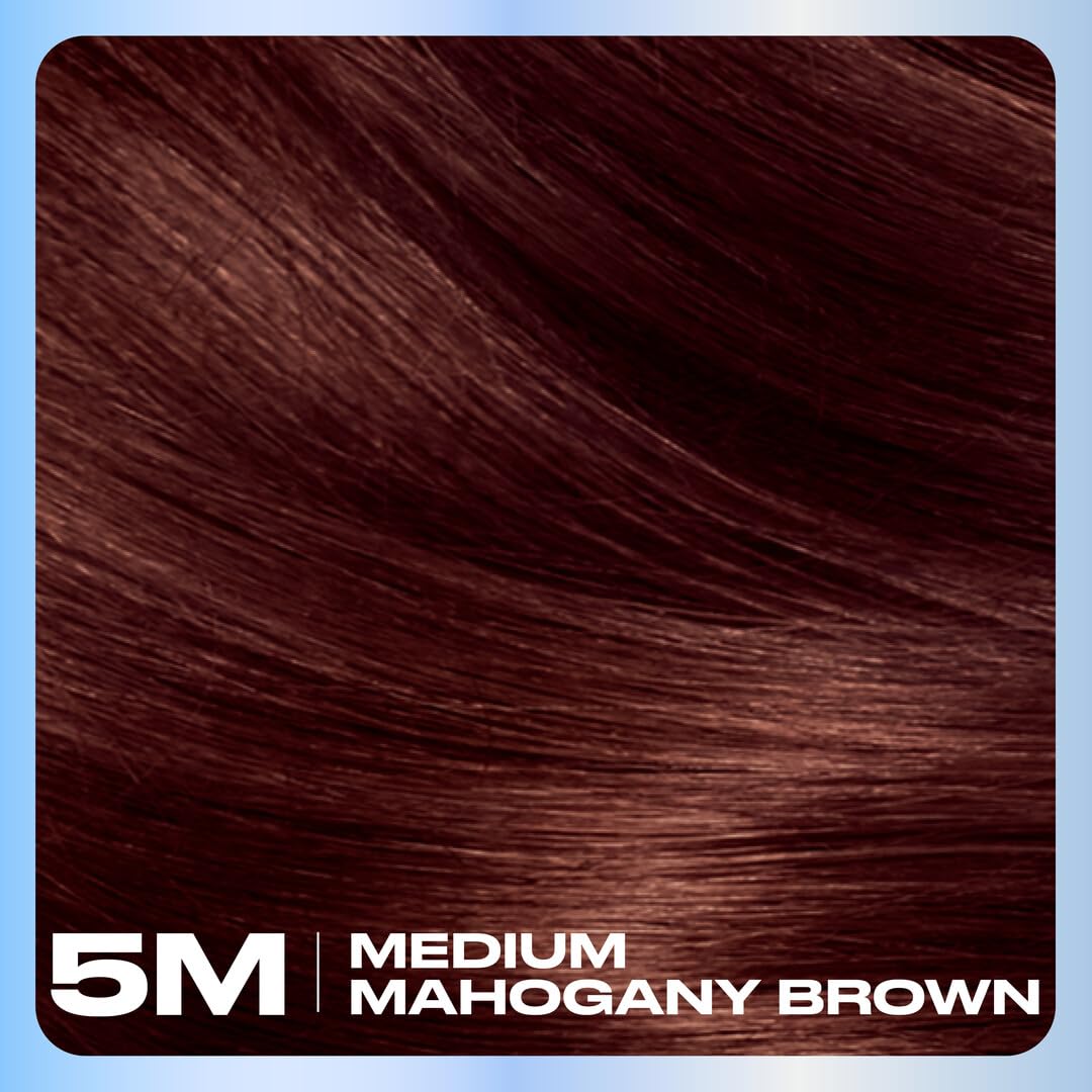 Close-up of Clairol Nice'n Easy color cream texture demonstrating smooth, oil-infused formula for even coverage