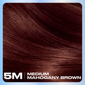 Close-up of Clairol Nice'n Easy color cream texture demonstrating smooth, oil-infused formula for even coverage