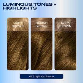 After-rinse result with Clairol Nice'n Easy showing glossy hair