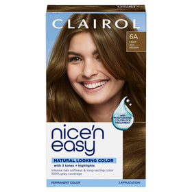 Clairol Nice'n Easy front box showing shade 6A and benefits