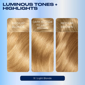 Clairol Nice'n Easy after photo model showing natural-looking blonde shine