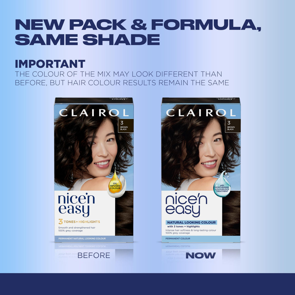 Clairol color cream close-up showing smooth texture for even coverage