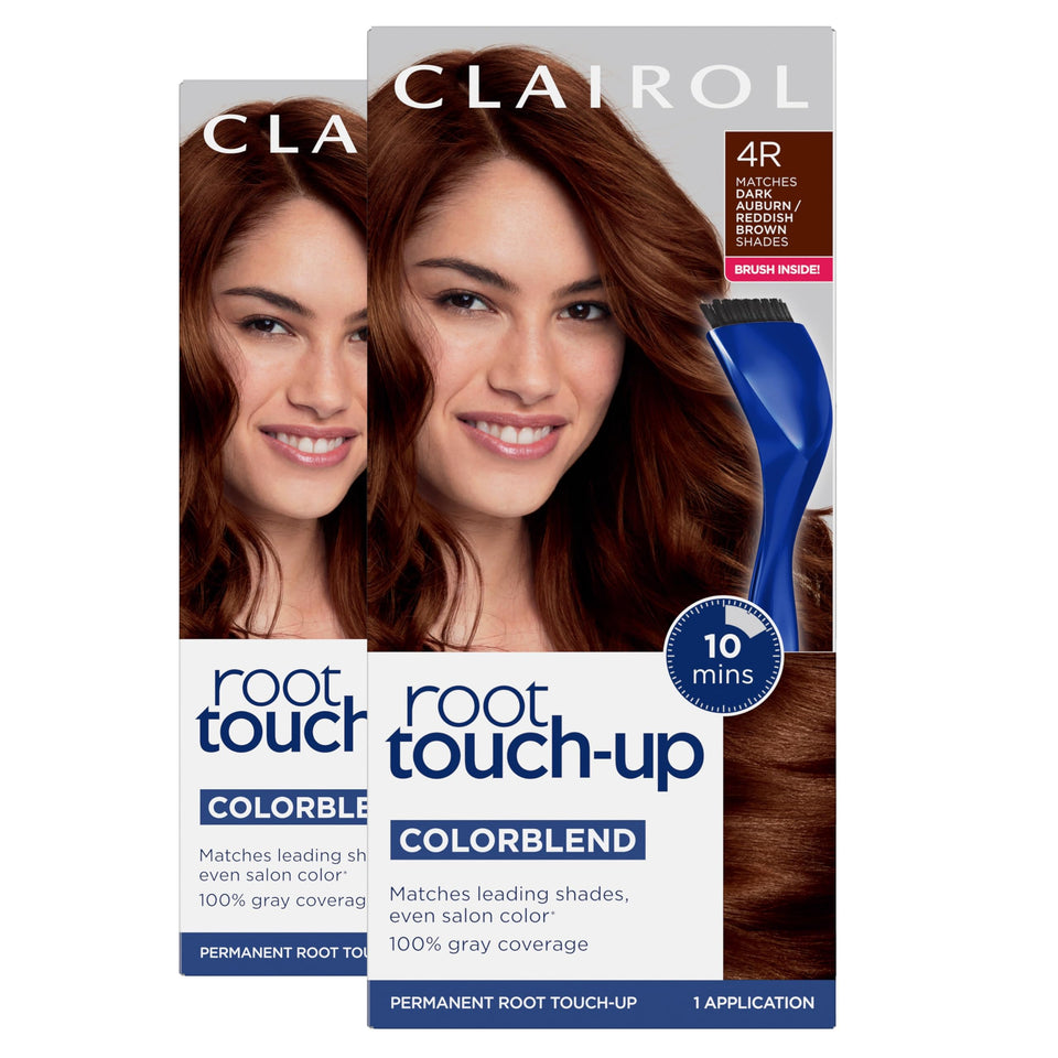 Clairol Nice'n Easy front packaging showing product benefits and shade