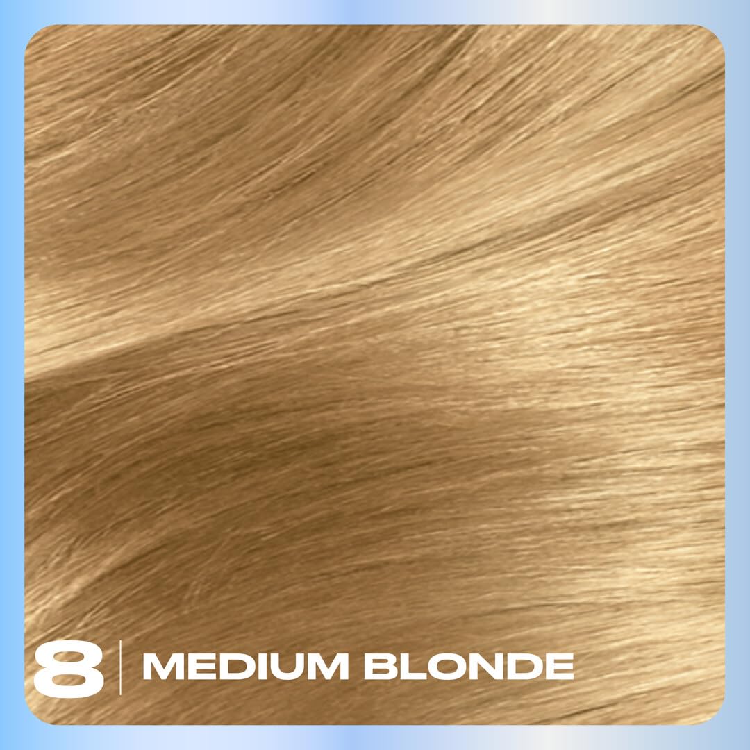 Clairol Nice'n Easy creamy color mixture texture demonstrating smooth application