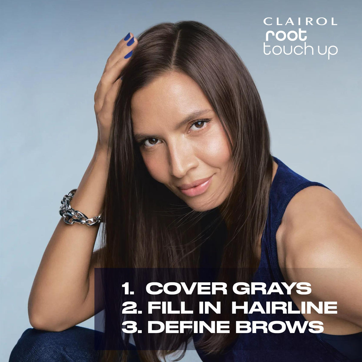 Clairol powder close-up revealing fine texture for natural blending
