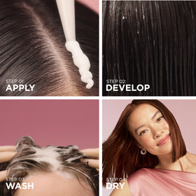 Clairol Pro Fixer before and after color correction visual result