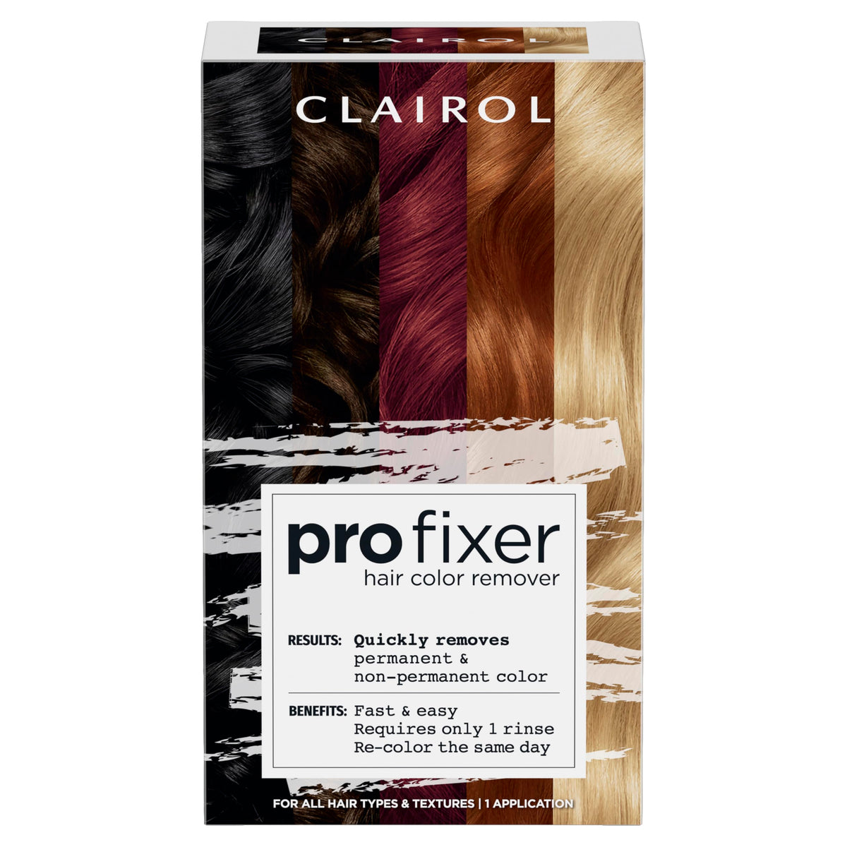 Clairol Pro Fixer front packaging showing kit and benefits