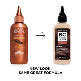 Clairol Professional bottle top detail highlighting easy bottle application and convenience