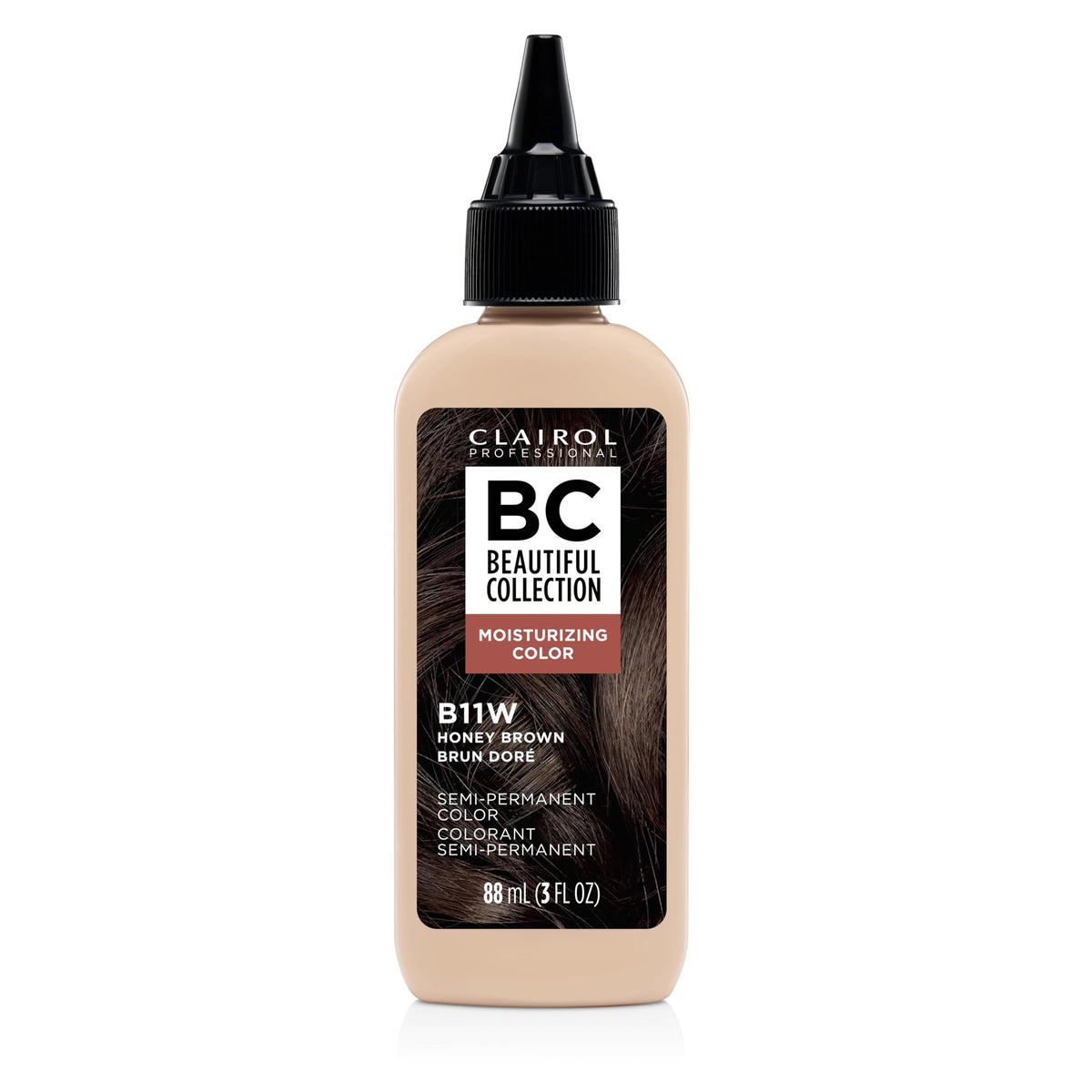 Clairol Professional front packaging showing honey brown color and benefits
