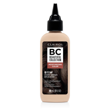 Clairol Professional front packaging showing honey brown color and benefits