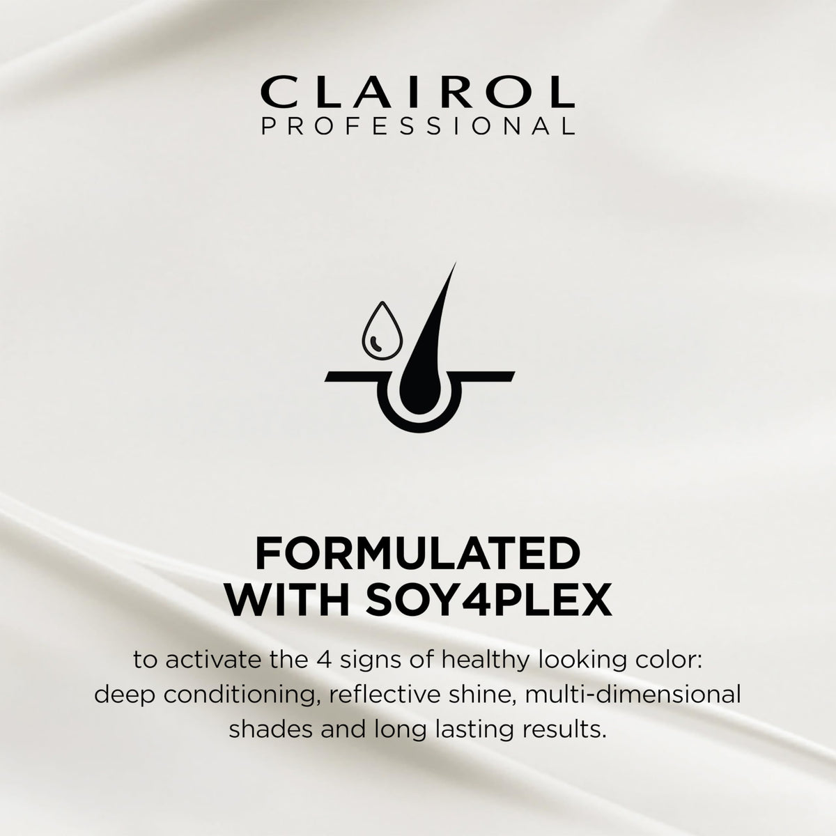 Clairol Professional in-salon application on stylist bowl and brush showing professional use benefit