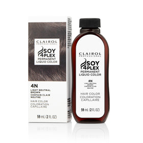 Clairol Professional 4N front packaging showing product and shade benefits