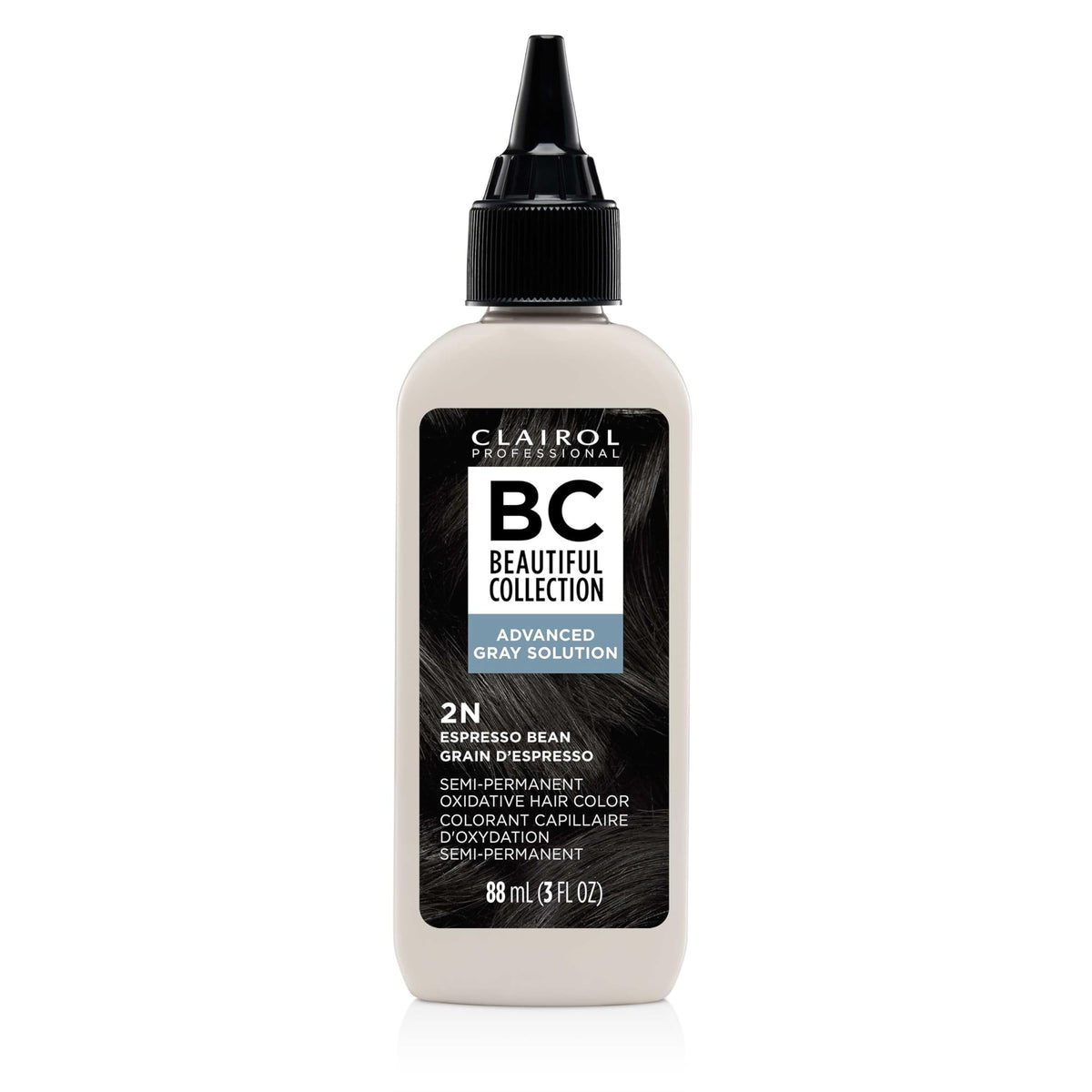 Clairol Professional front packaging showing 2N Espresso Bean for clear shade identification and appeal