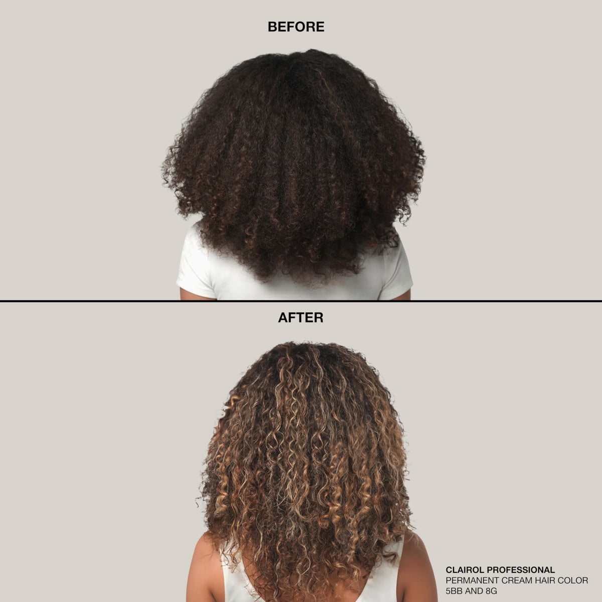 Clairol Professional being brushed onto hair showing even application and predictable results