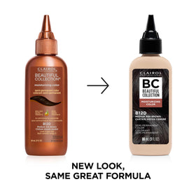 Clairol Professional bottle and nozzle detail for easy direct application advantage
