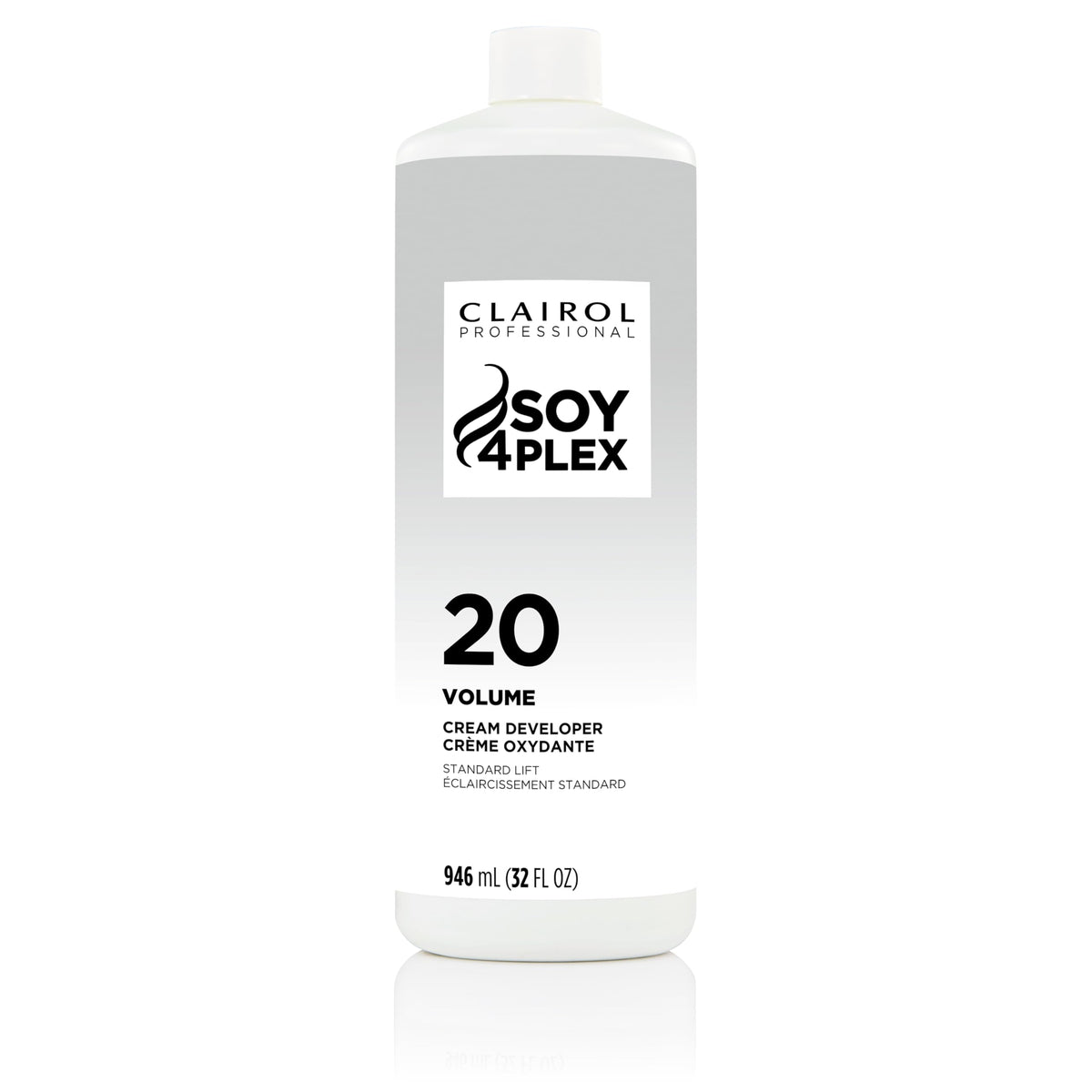 Clairol Professional bottle front showing 32 oz developer for easy identification and use