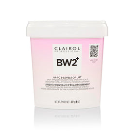 Clairol Professional front packaging showing product and clear benefit of strong lift