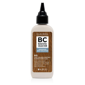 Clairol Professional front packaging showing 6G light golden chestnut color and benefits