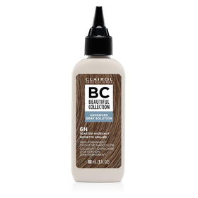 Clairol Professional front packaging showing shade 6N Toasted Hazelnut and benefits