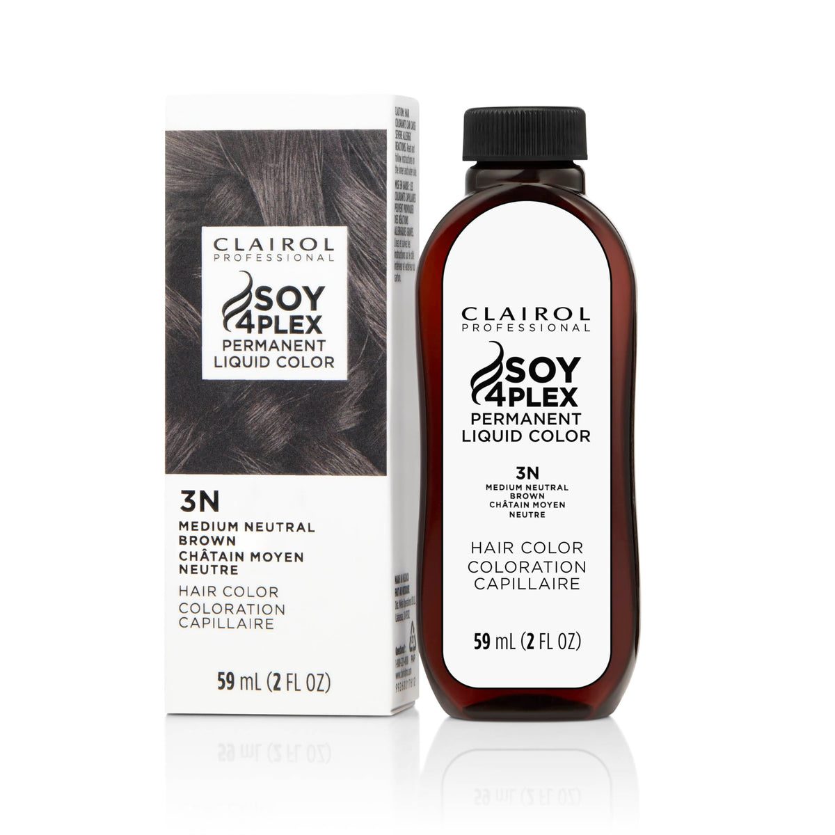 Clairol Professional front packaging showing shade 3N and product benefits