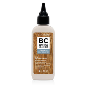 Clairol Professional front packaging showing toasted almond shade and benefits