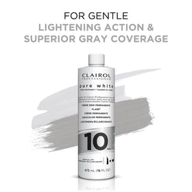 Application bottle dispensing Clairol Professional developer for precise root touch-up