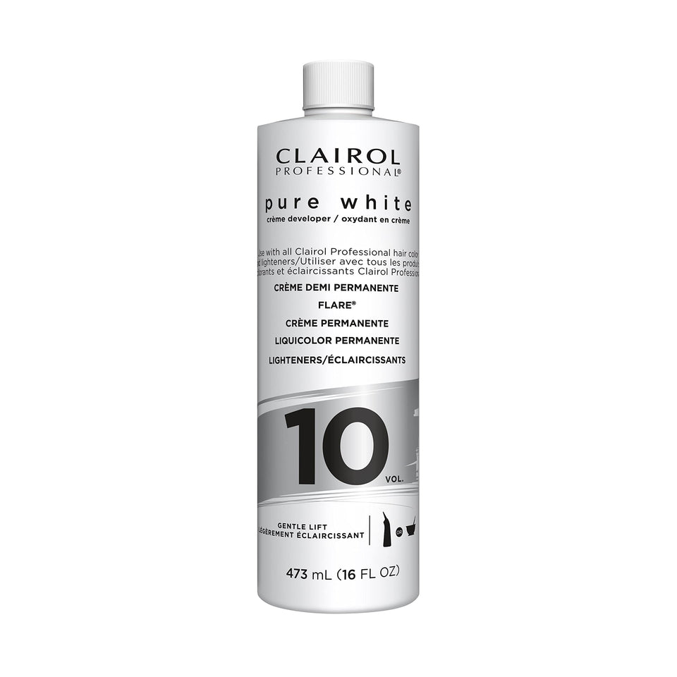 Clairol Professional Pure White front packaging showing product label and size