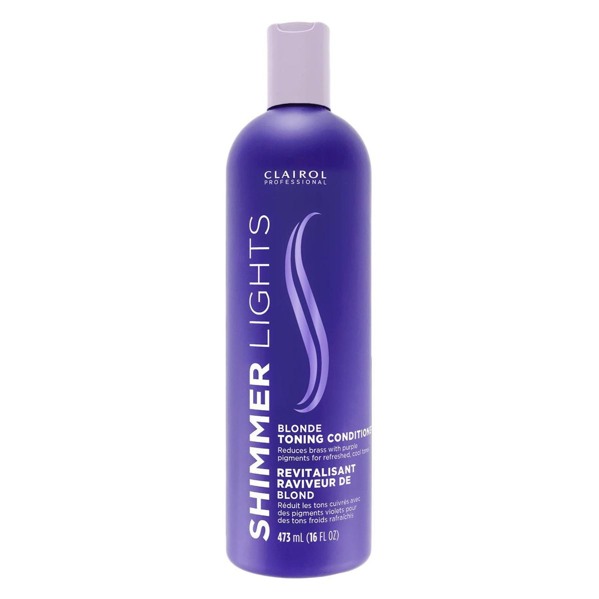 Clairol Professional front bottle showing product and benefits