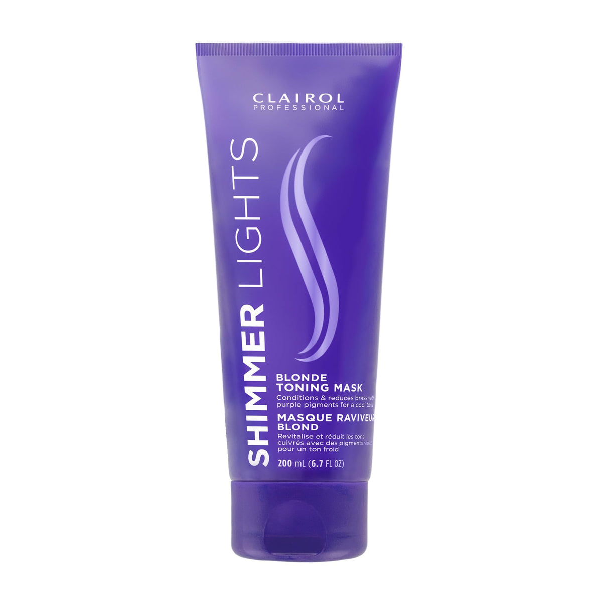 Clairol Professional front packaging showing product and benefit of brass control