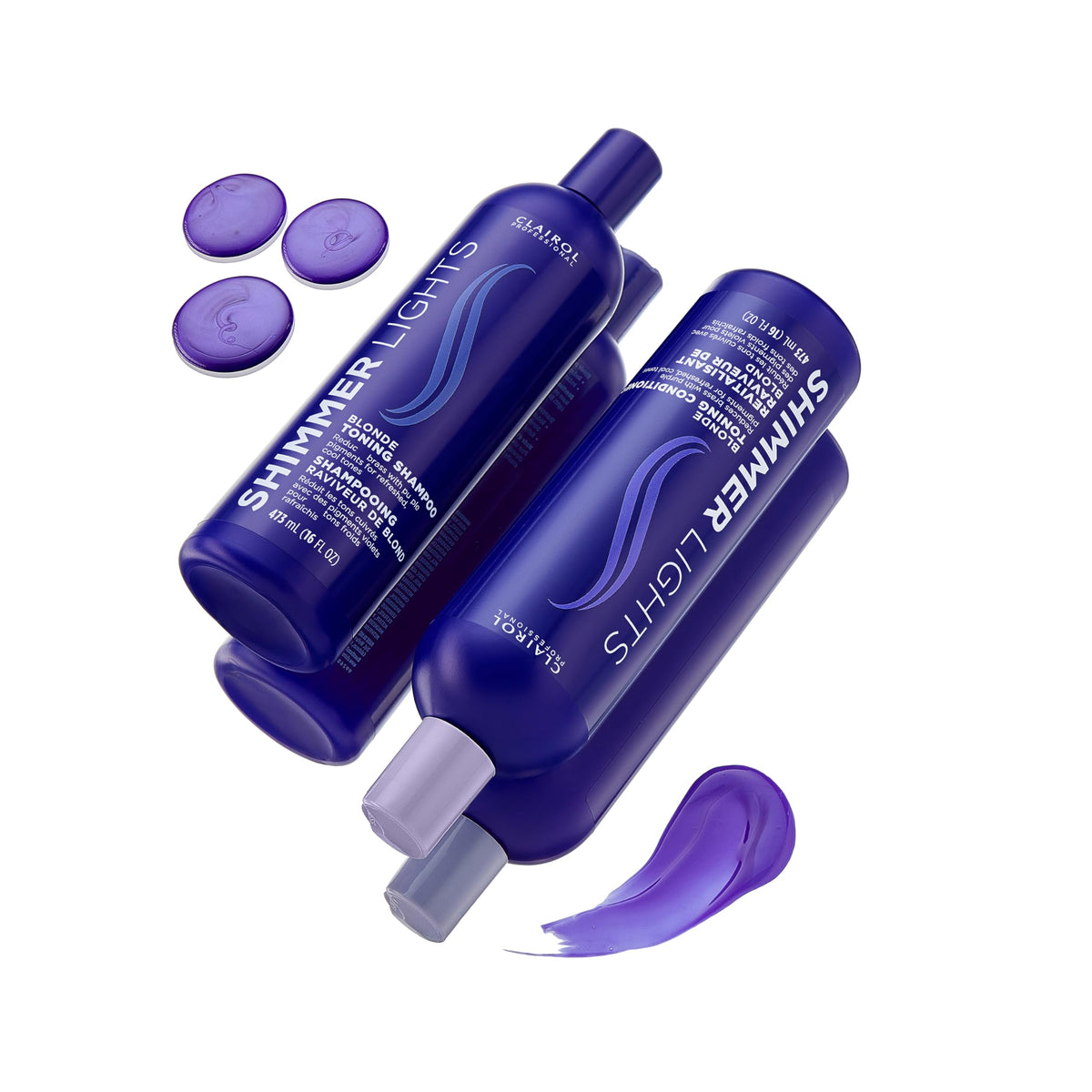 Clairol Professional displayed on salon shelf indicating professional use