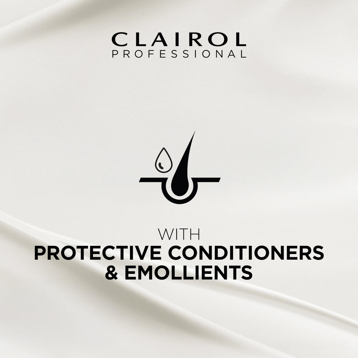 Clairol Professional application with brush illustrating precise bowl-and-brush control