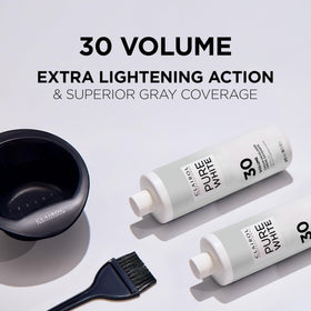 Clairol Professional label close-up highlighting conditioners and stability benefits