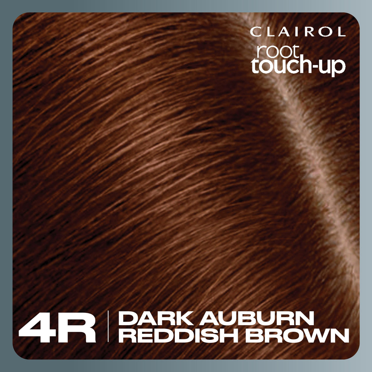 Clairol root touch-up 4R label and instruction leaflet detail for safe use