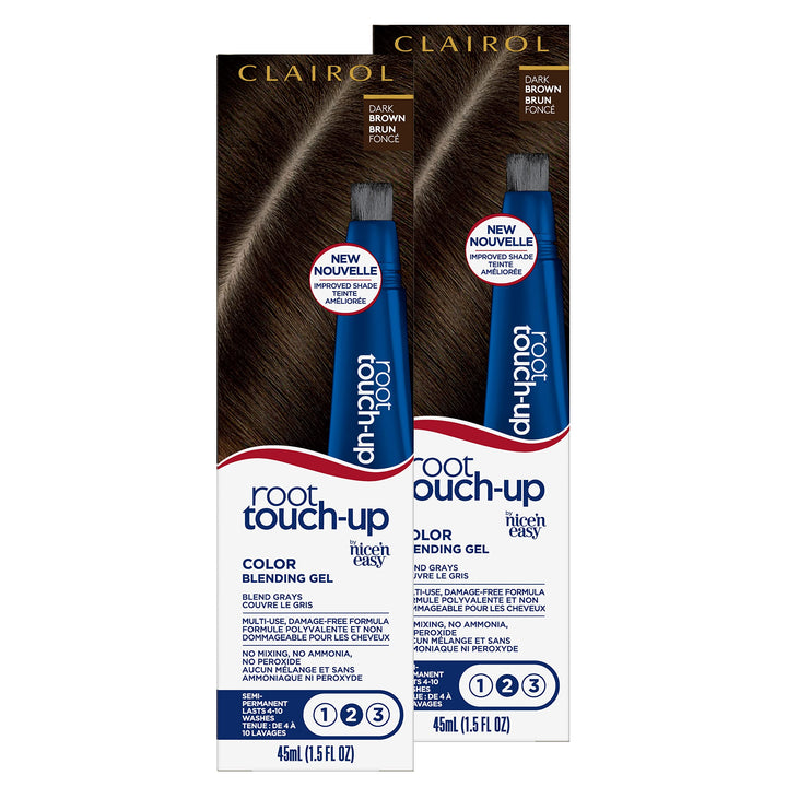 Clairol product box front shows shade and quick application benefit