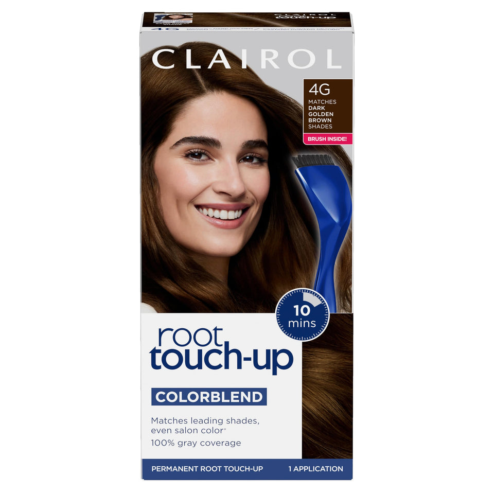 Clairol packaging front view showing clear shade and quick application benefit