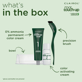 Clairol kit contents displayed to show size, tools, and single pack