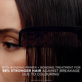 Color swatch sample of 7.1 Dark Ash Blonde Bora Bora showing cool multidimensional benefit