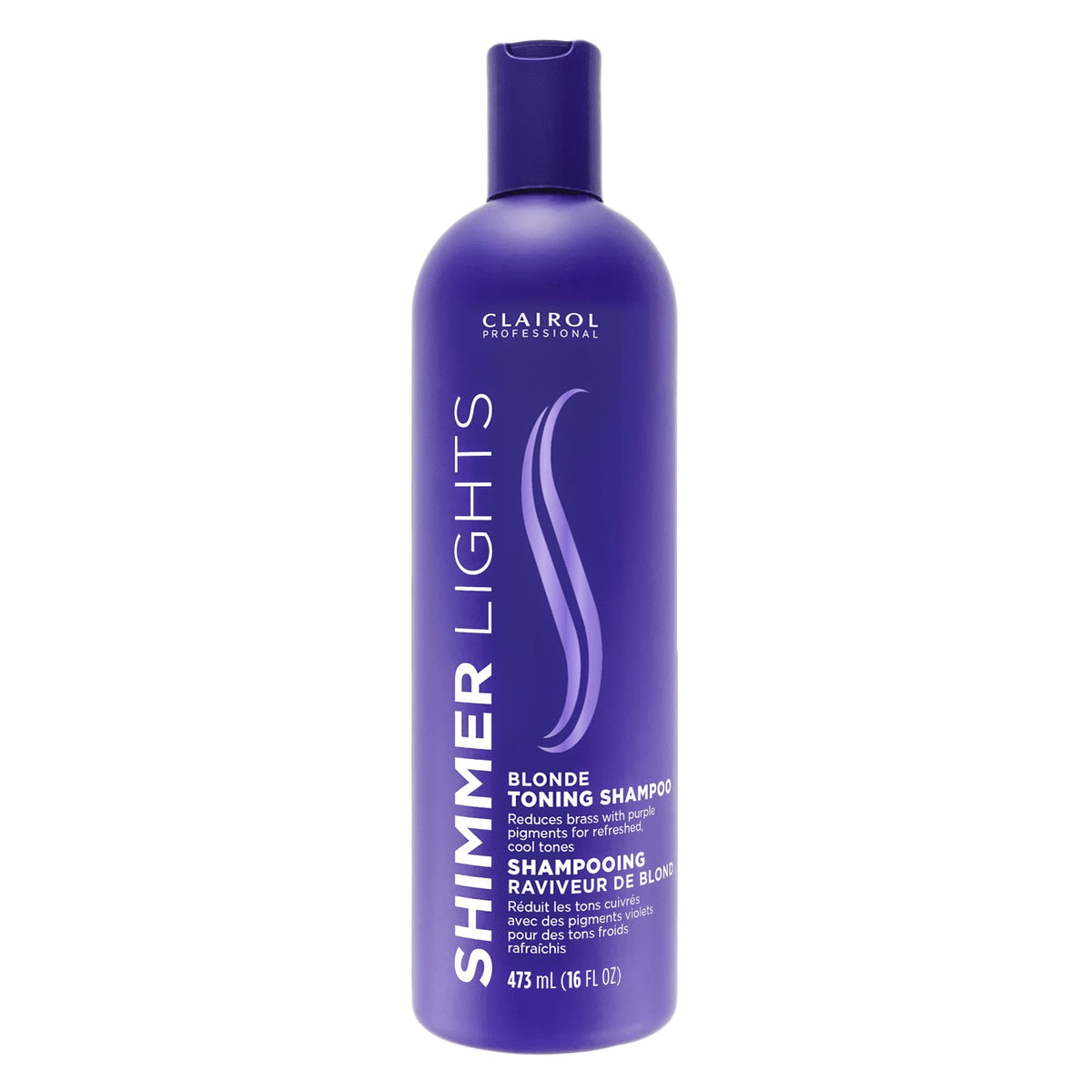 Clairol Professional front packaging showing bottle and product benefit