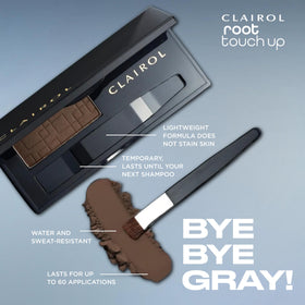 Clairol compact held in hand for scale showing compact size and easy storage